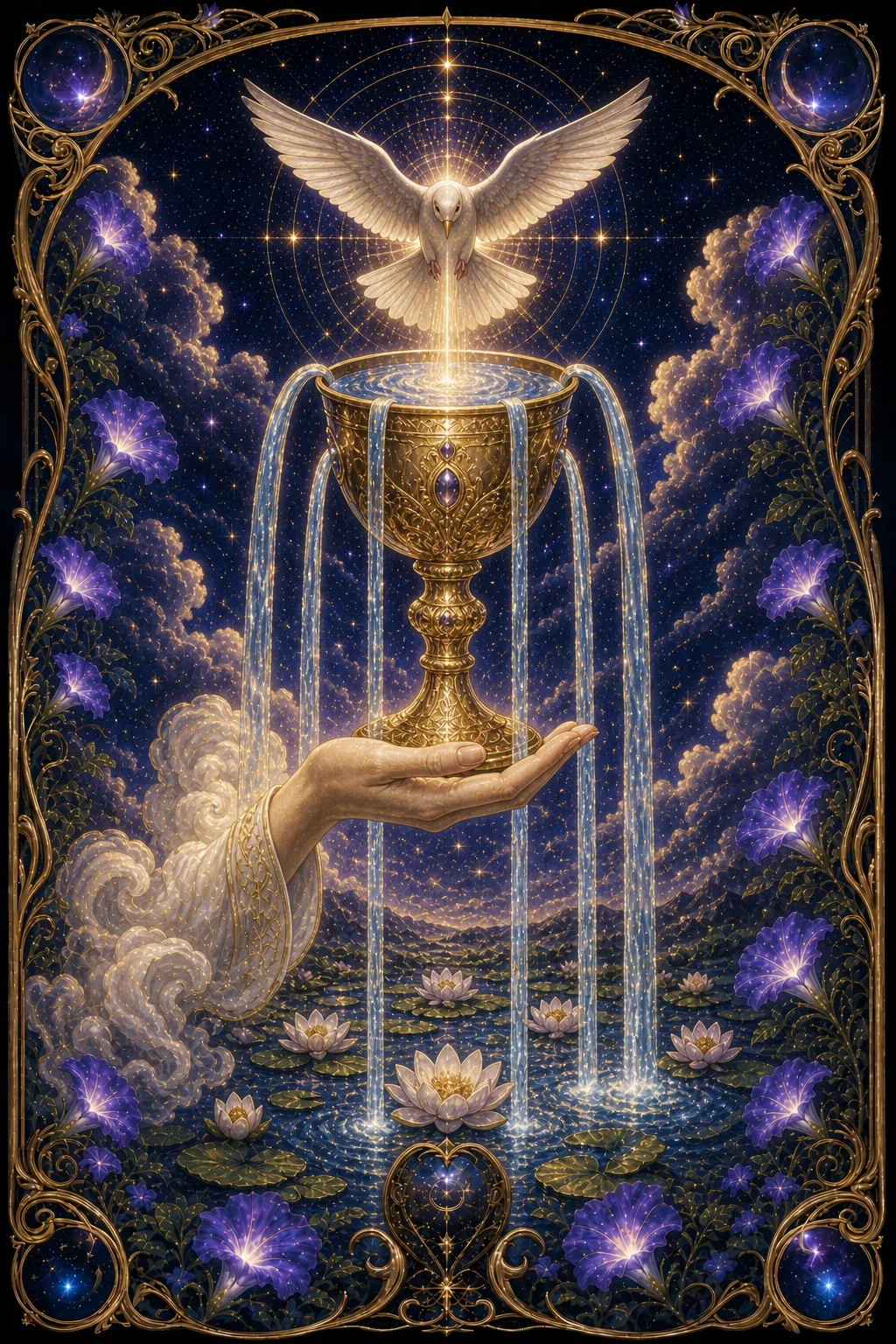 Ace of Cups tarot card art
