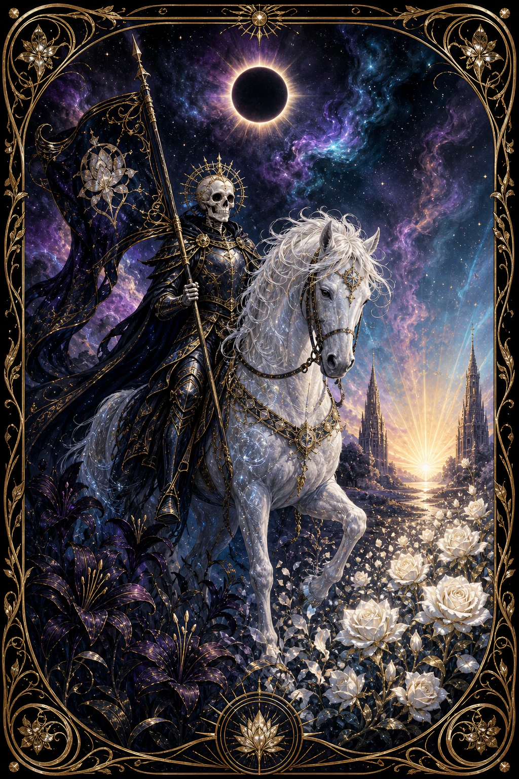 Death tarot card art