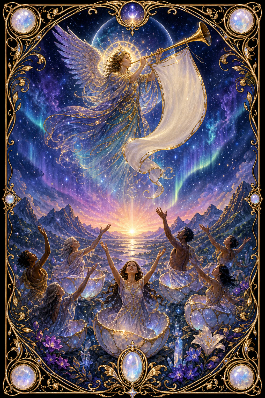 Judgement tarot card art