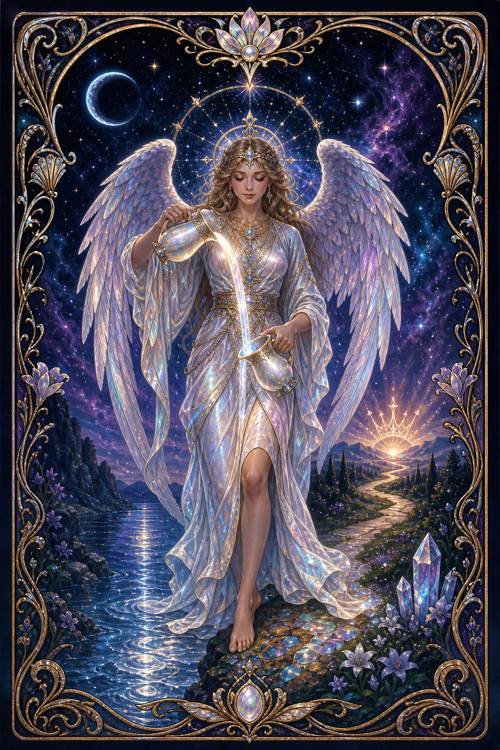 Temperance tarot card art