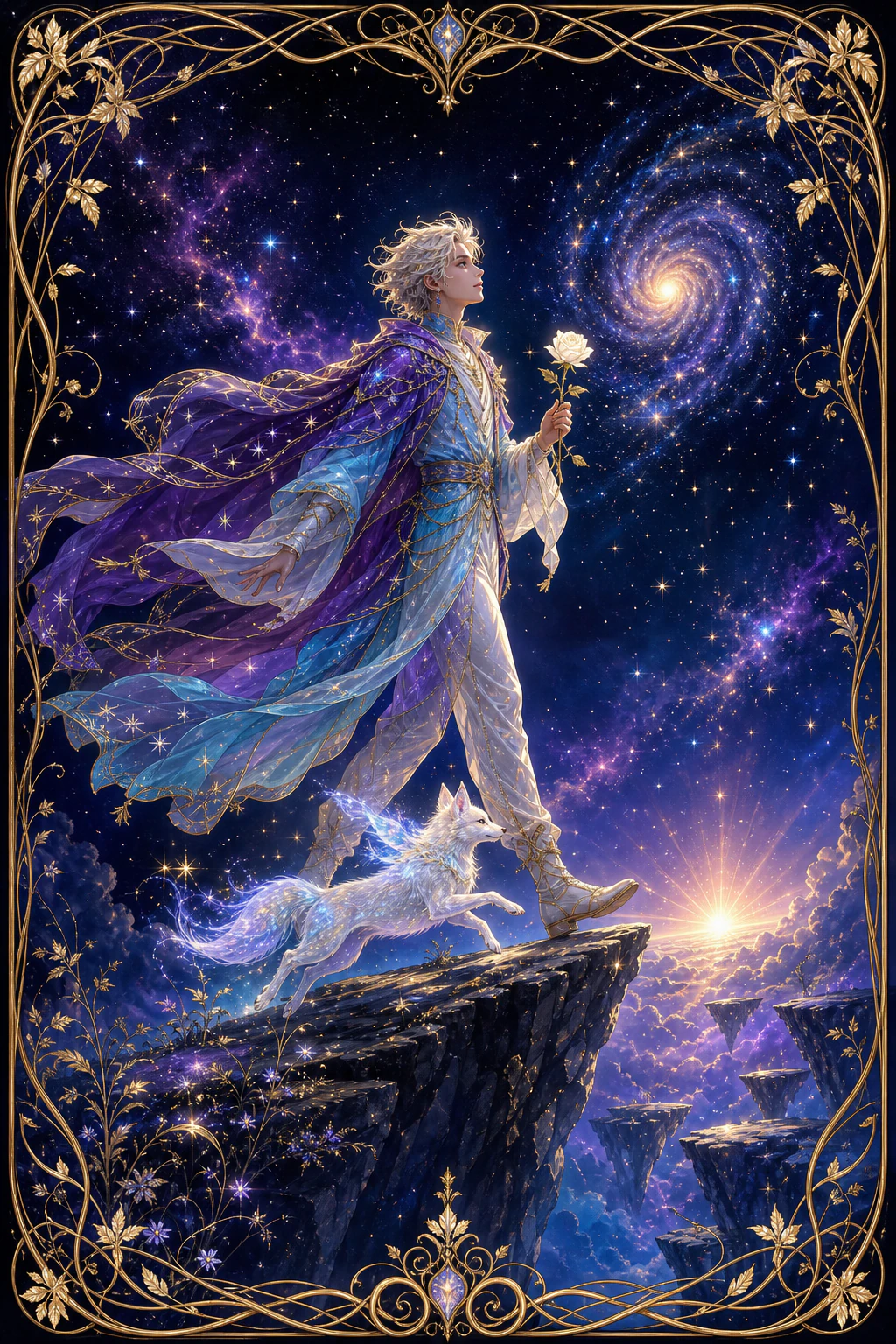 The Fool tarot card art