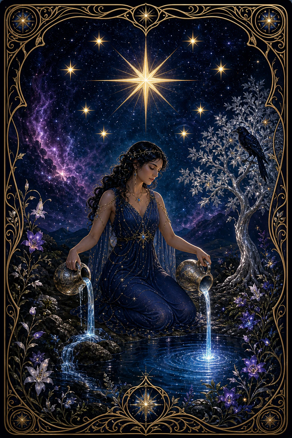 The Star tarot card art